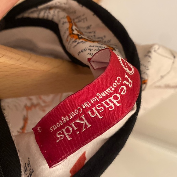 Redfish Girls Map Dress with Mandarin Collar - Picture 3 of 4